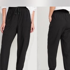 Old Navy Black Drawcord Jogger Pants